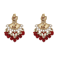 Contempoary MOP Chandbali - Red