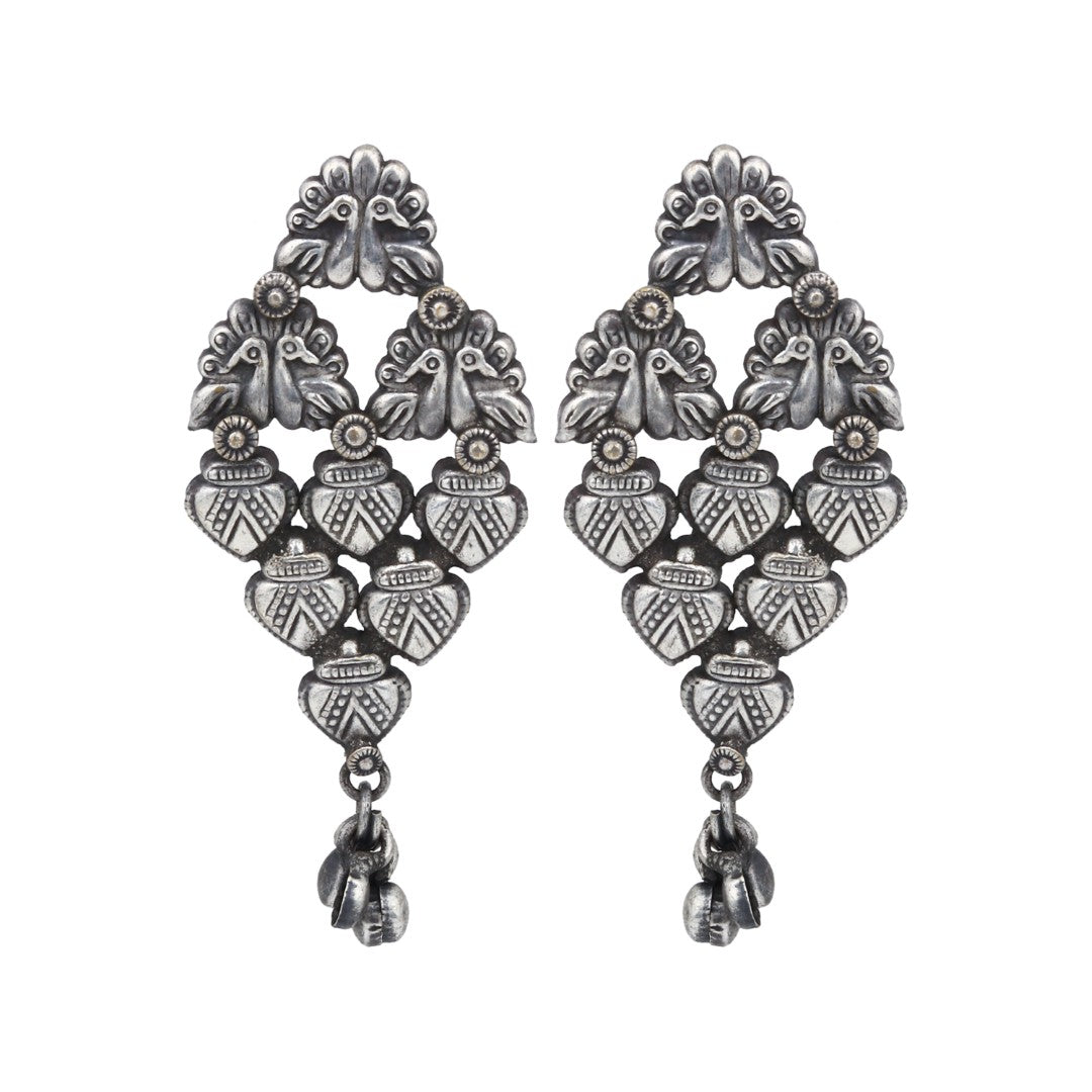 Vintage Floral Cascade Earrings