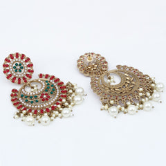 Circular Contemporary Chandbali - Multi