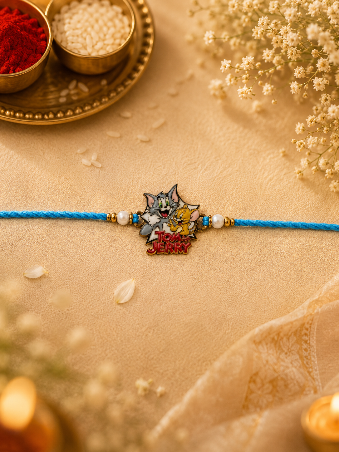 Cartoon Character Rakhi Combo Set – 2