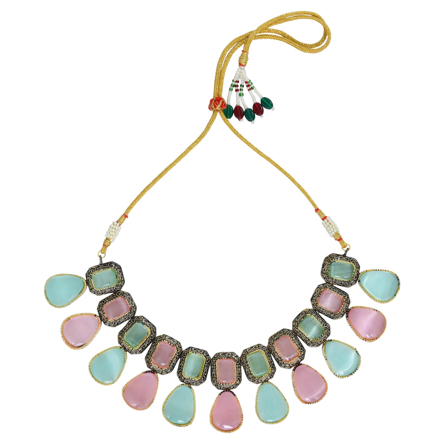 Monalisa Stone Necklace & Earring set