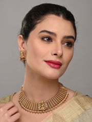 Laxmi Temple Choker Necklace Set