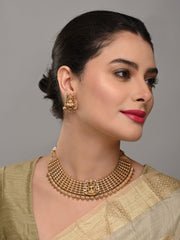Laxmi Temple Choker Necklace Set