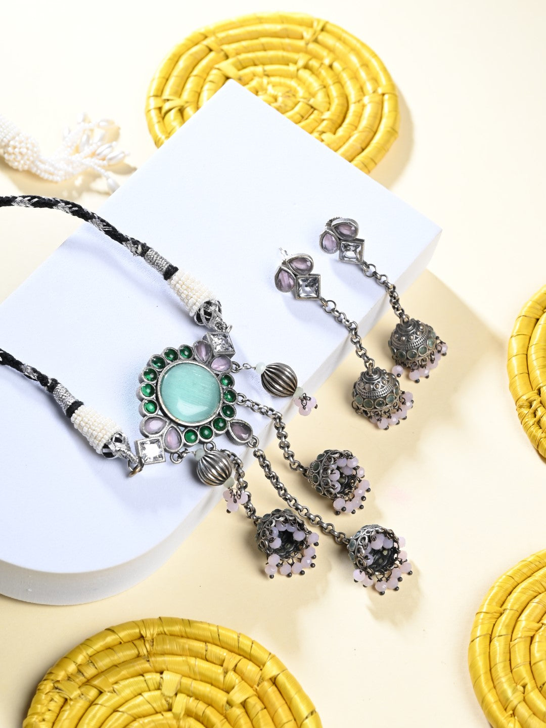 Delicate choker Necklace set