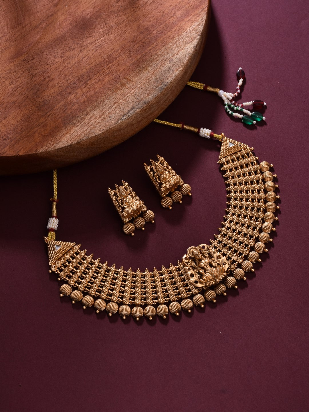 Laxmi Temple Choker Necklace Set
