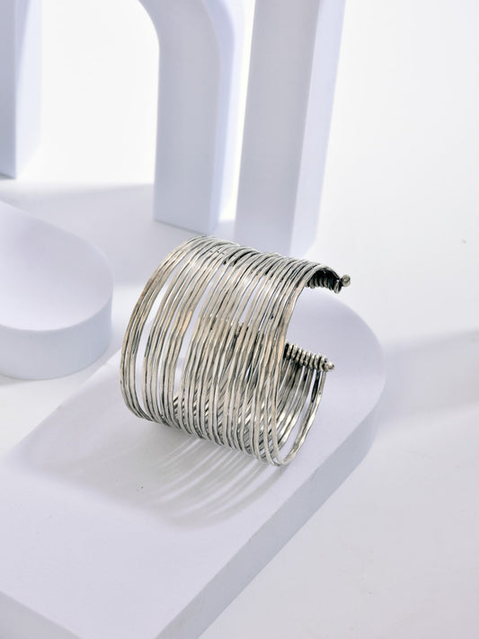 Adjustable Brass Bangle Cuff