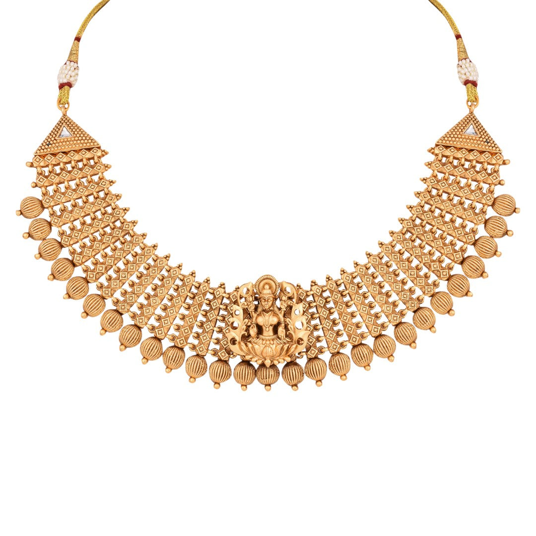 Laxmi Temple Choker Necklace Set