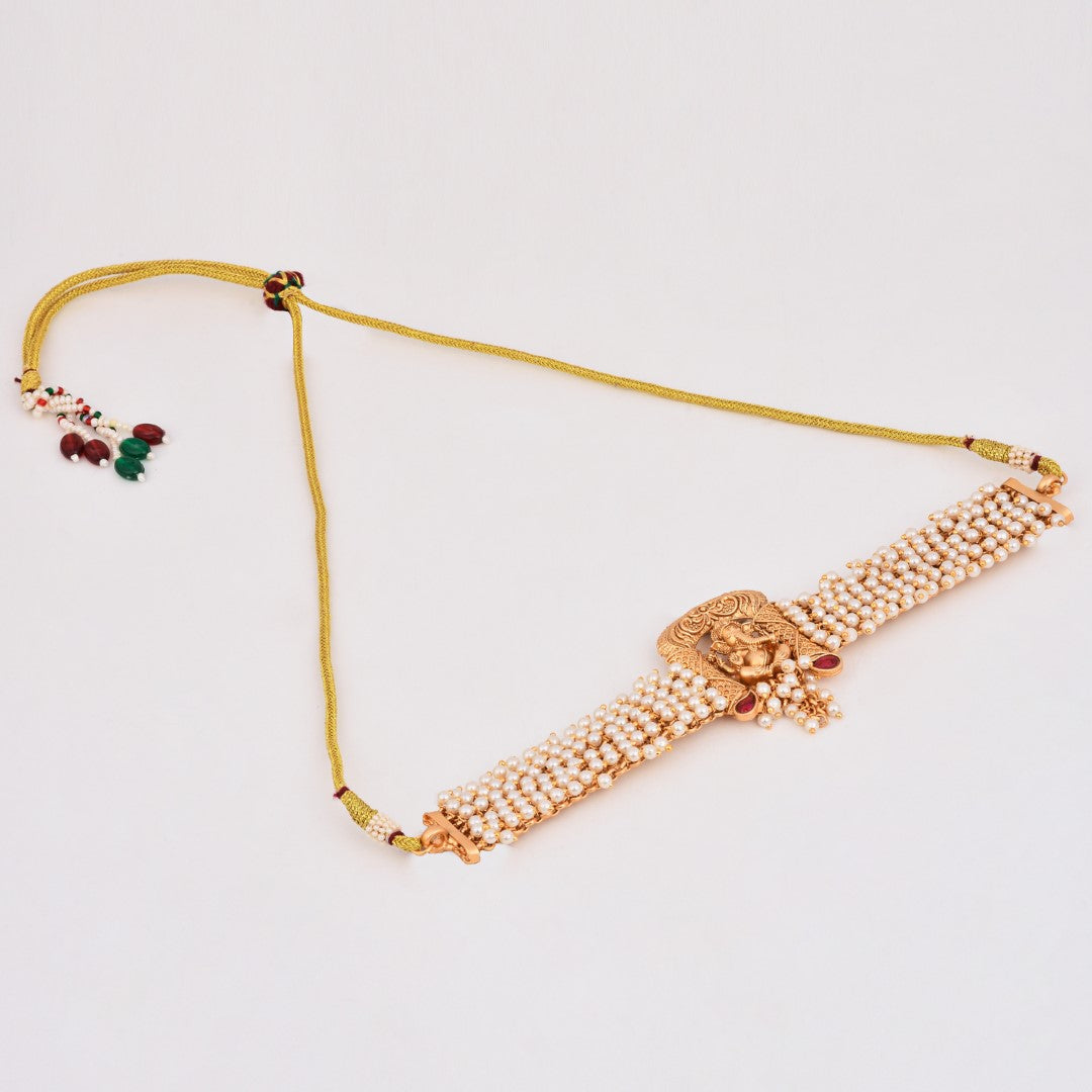 Ganpati Temple Choker Necklace Set