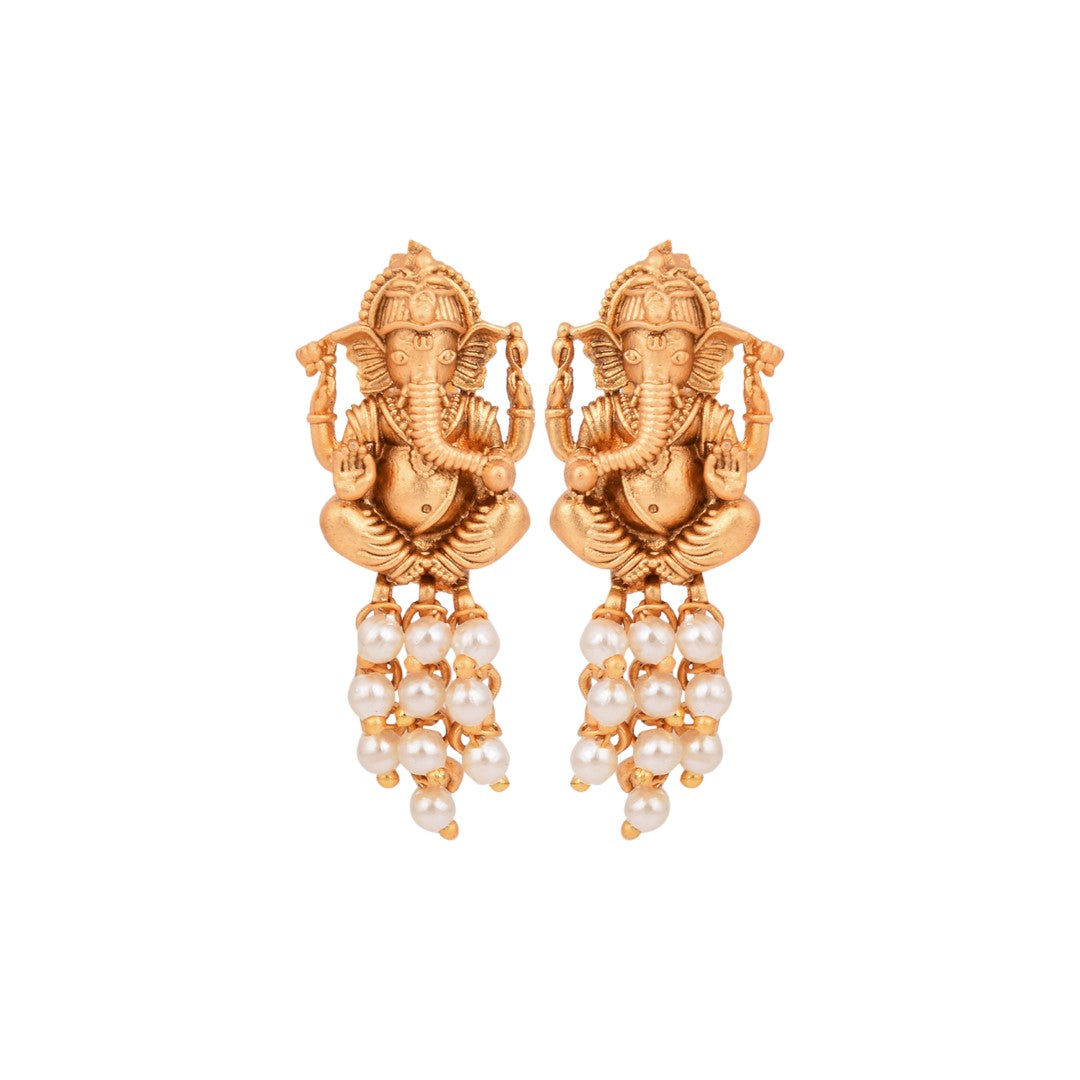 Ganpati Temple Choker Necklace Set