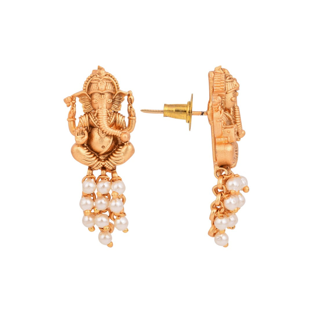 Ganpati Temple Choker Necklace Set
