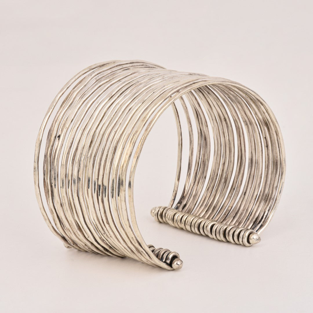 Adjustable Brass Bangle Cuff