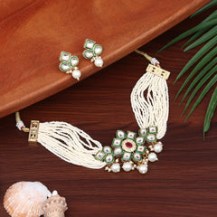 Kundan Choker & Earring Set
