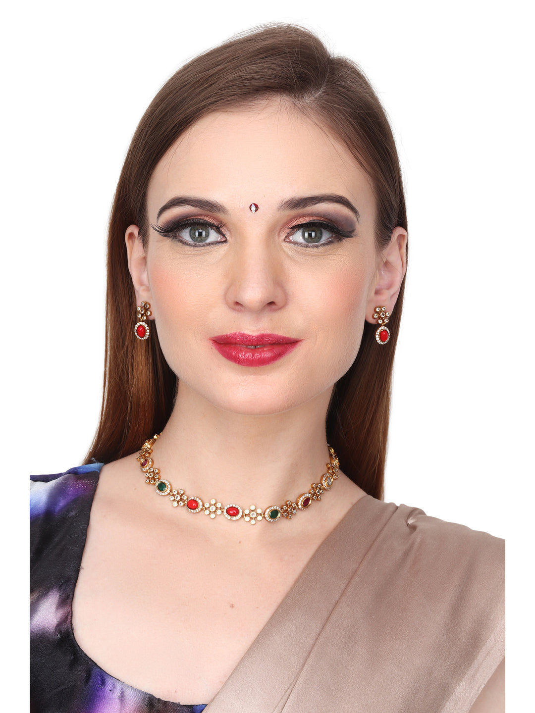 Gold plated Necklace set