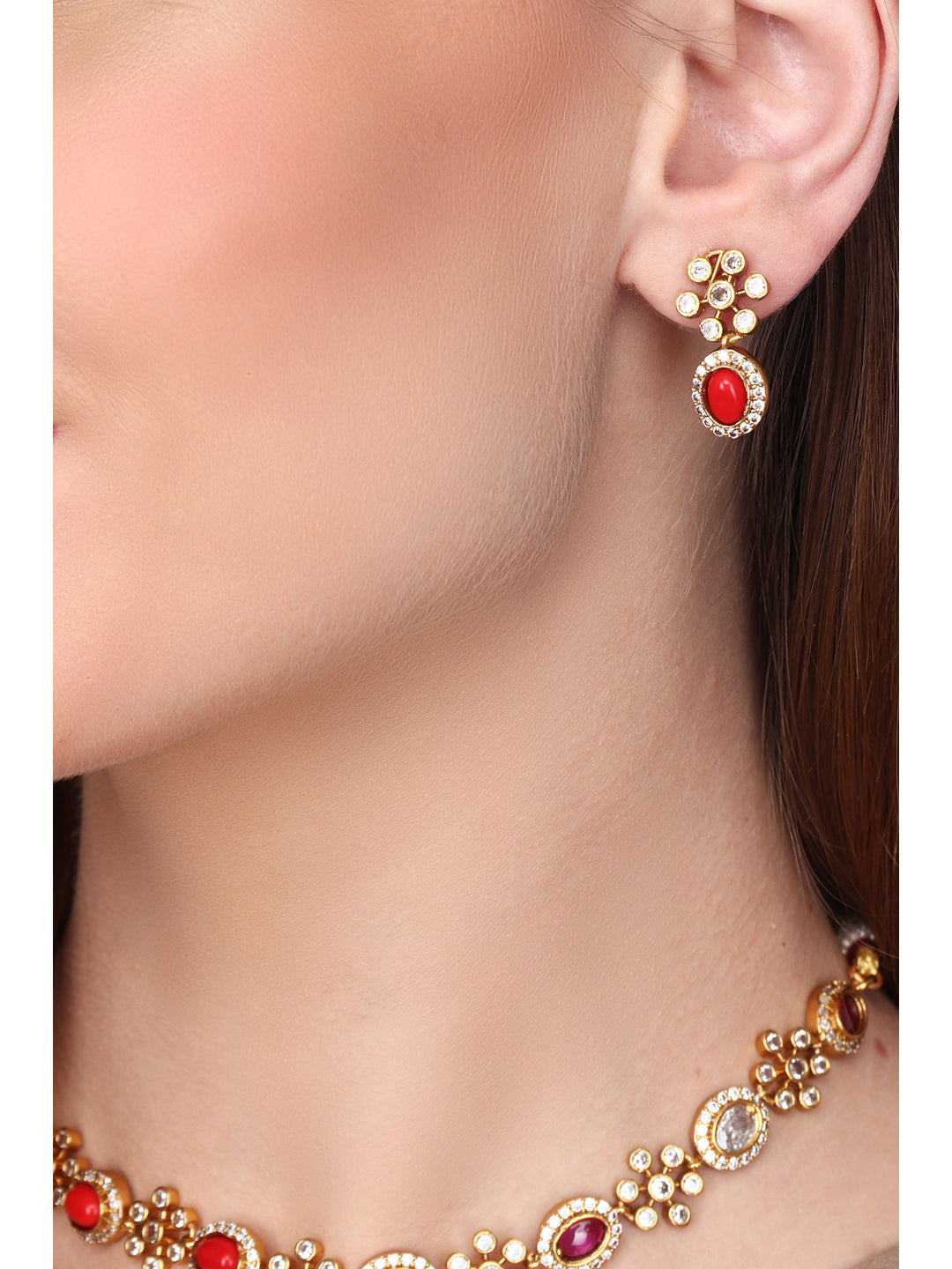 Gold plated Necklace set