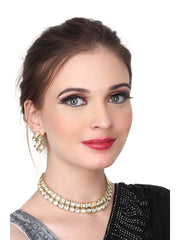 Gold plated Kundan choker set