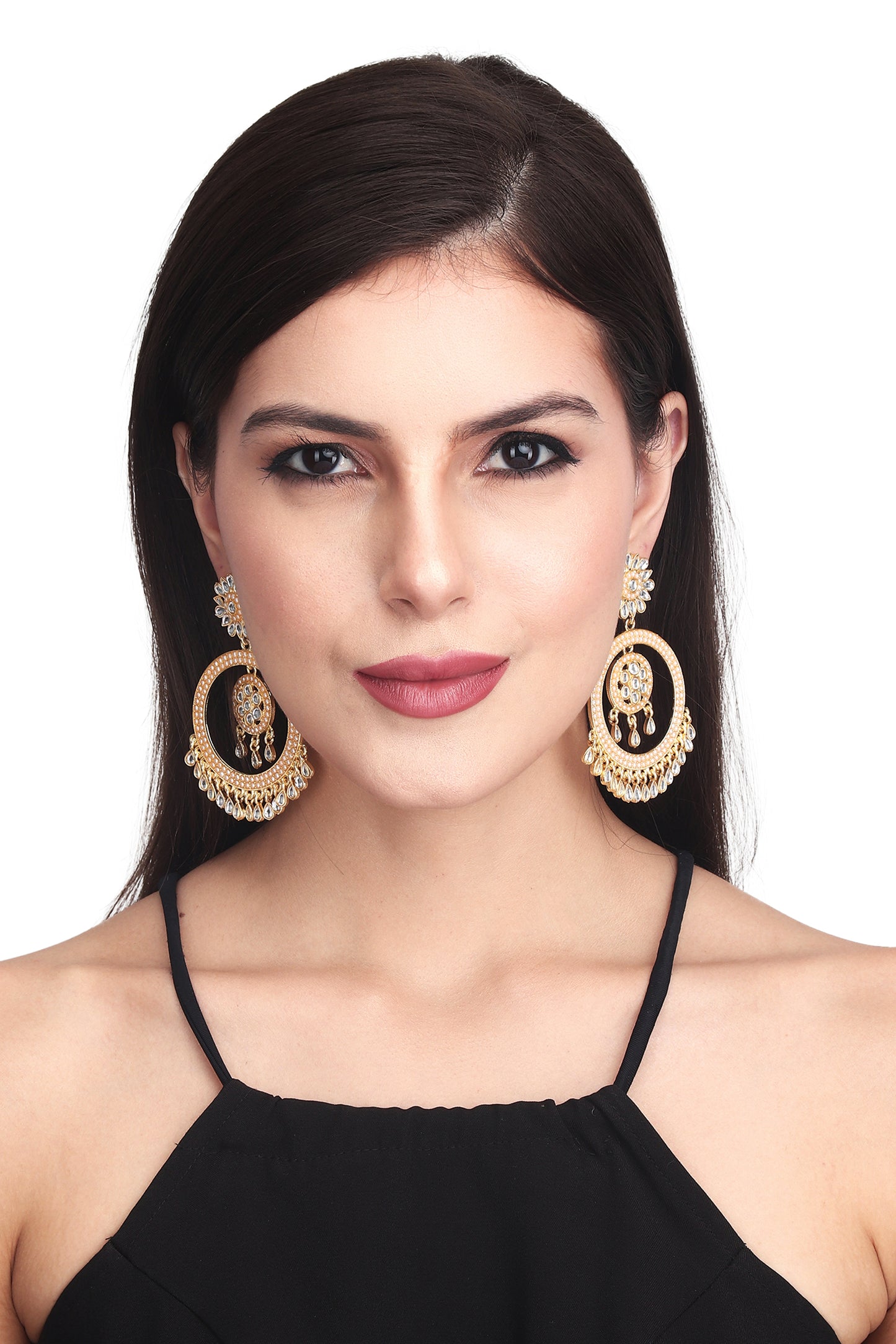 Gold plated chandbali