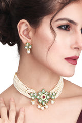 Kundan Choker & Earring Set
