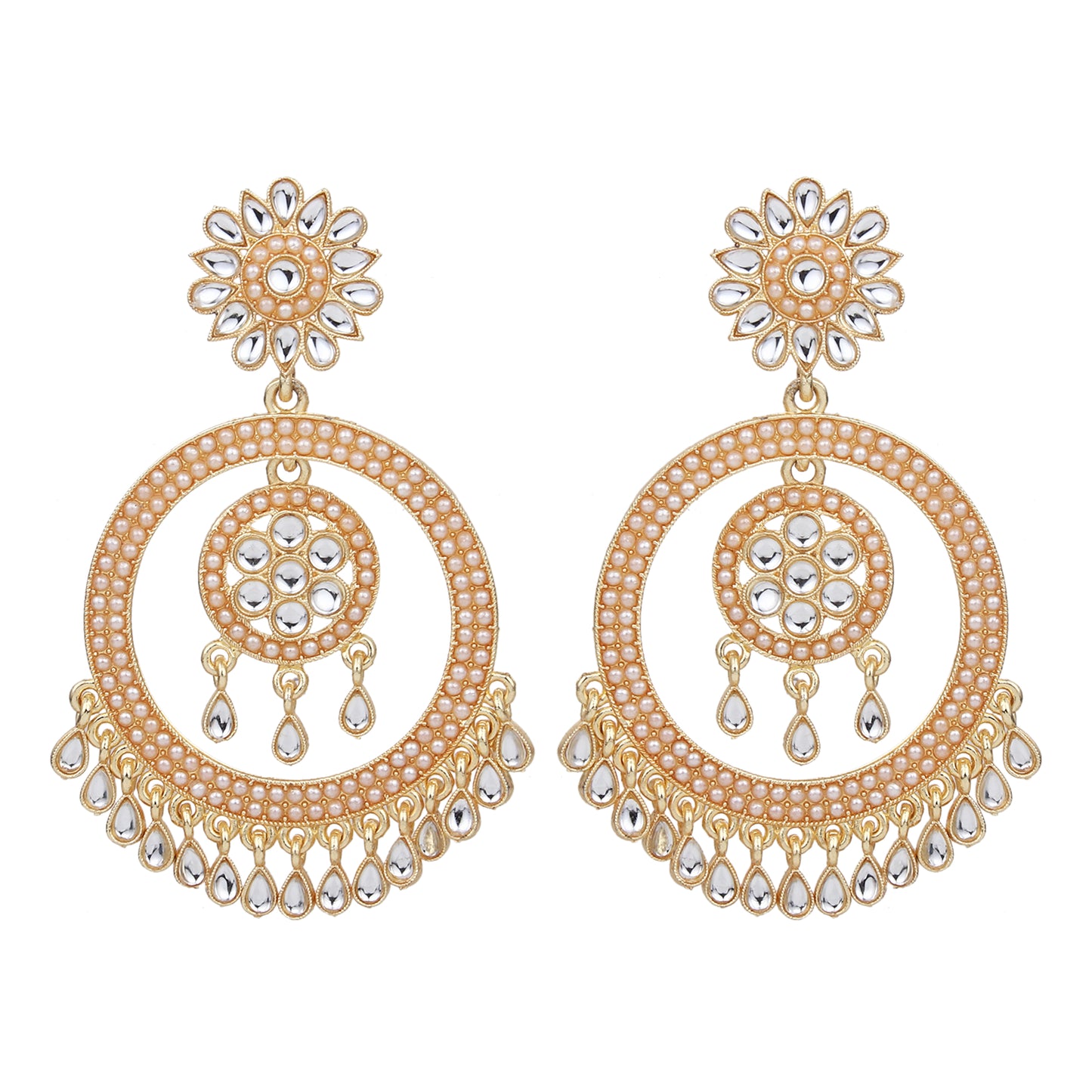 Gold plated chandbali