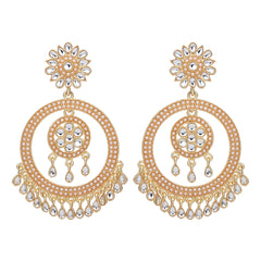 Gold plated chandbali