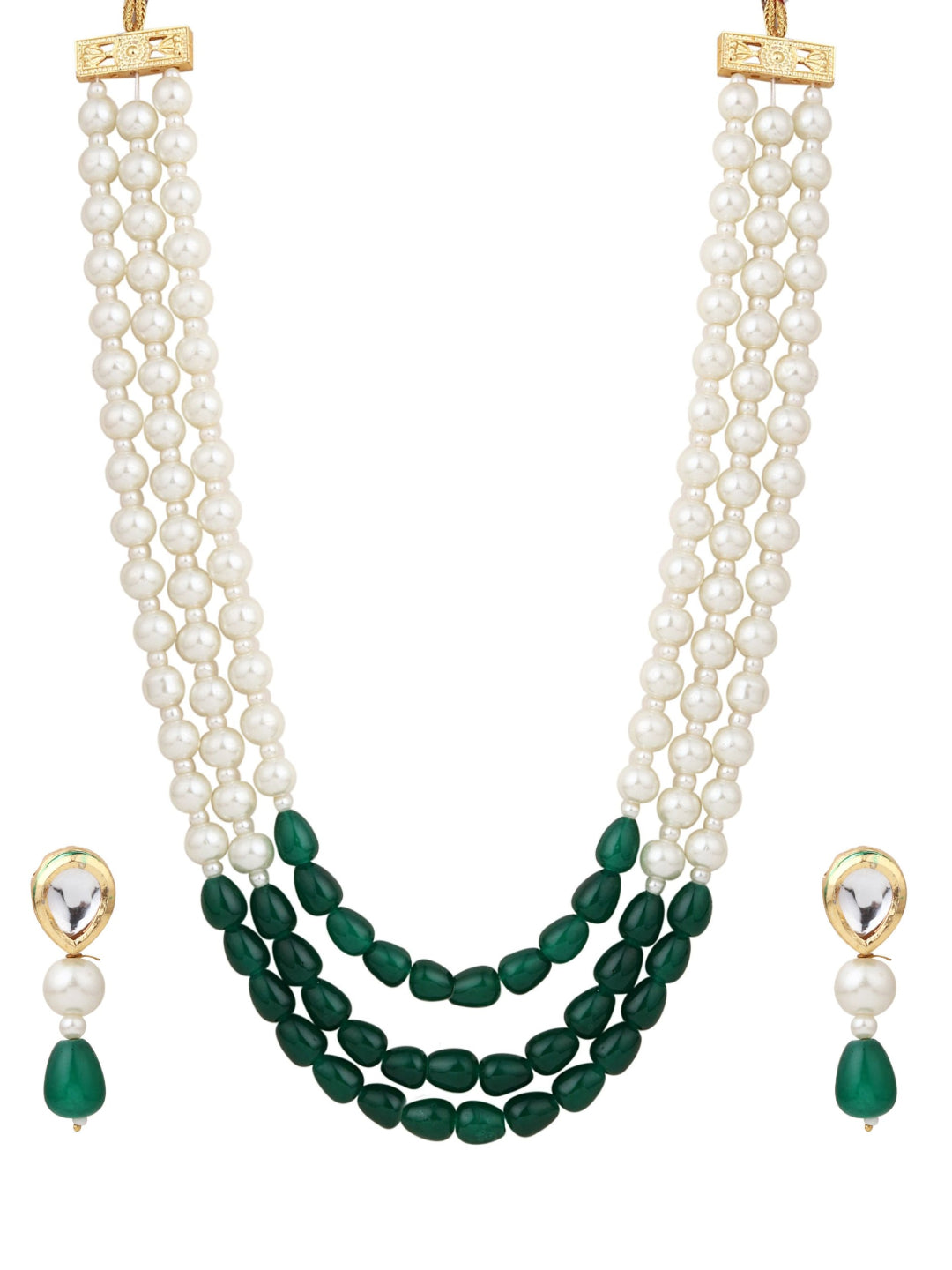 Three layered Pearl Necklace