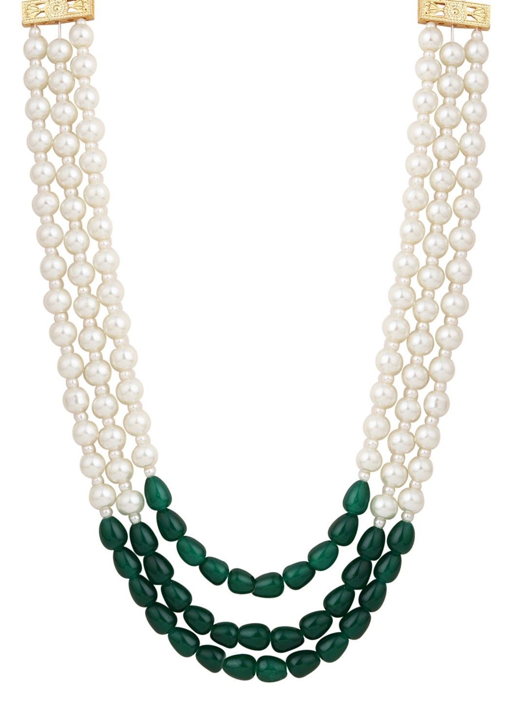 Three layered Pearl Necklace
