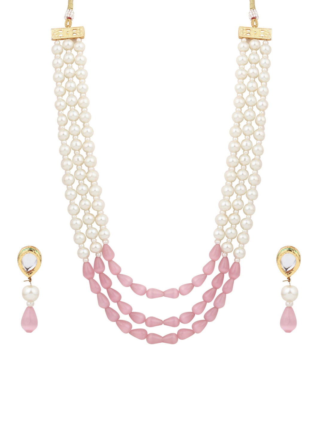 Three layered Pearl Necklace