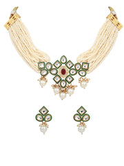 Kundan Choker & Earring Set