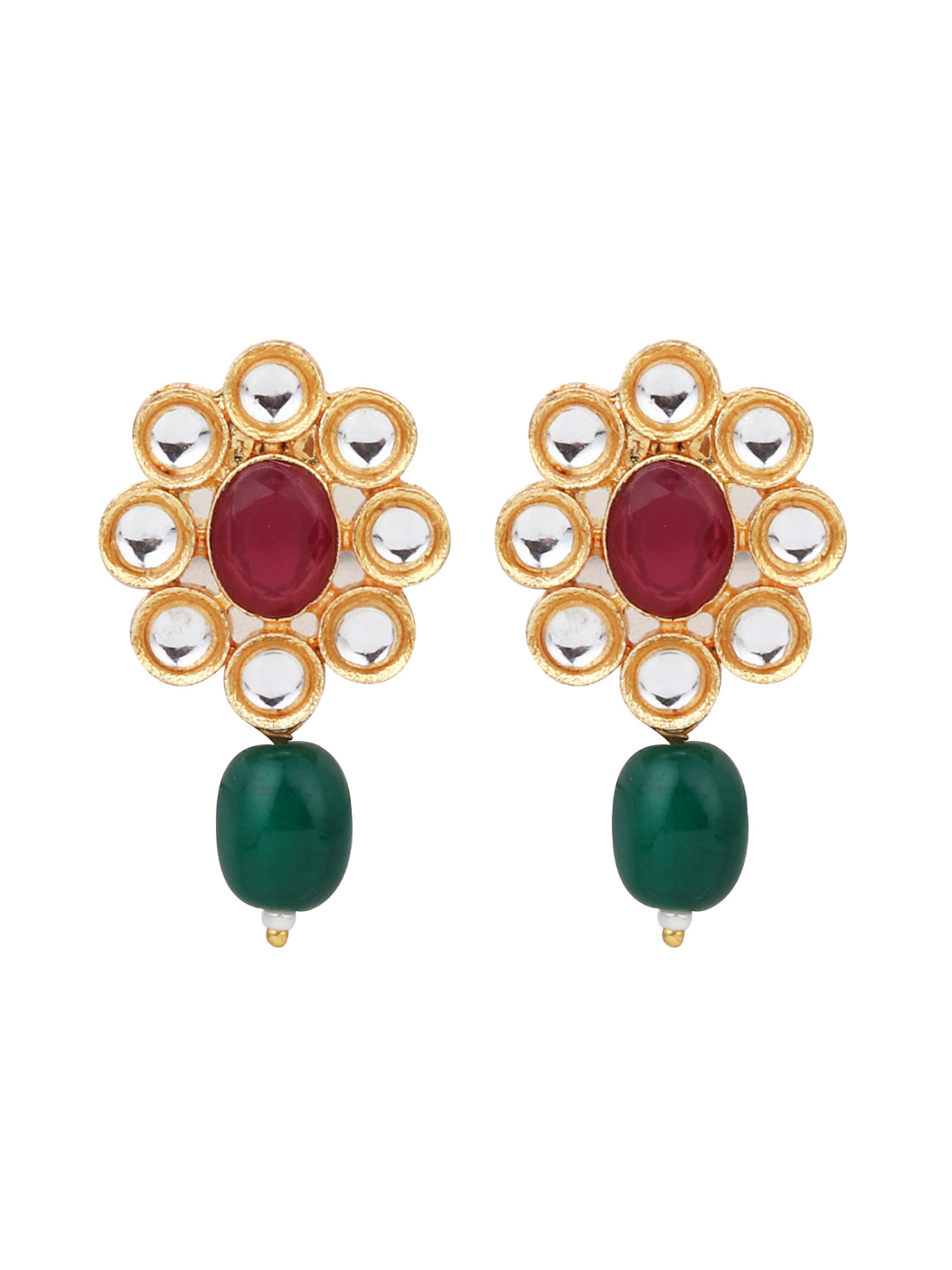 Kundan & Meenakari long Necklace Set