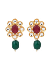 Kundan & Meenakari long Necklace Set