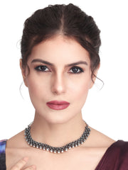 Silver Oxydised finish every day Choker