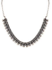 Silver Oxydised finish every day Choker