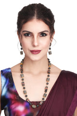 Handcrafted Metallic beads Necklace