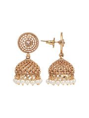 Gold plated Temple Style Jhumka