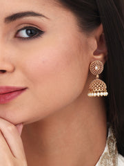 Gold plated Temple Style Jhumka