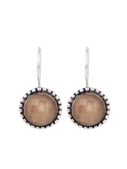 Contemporary Drop Earring Rust