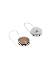 Contemporary Drop Earring Rust
