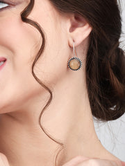 Contemporary Drop Earring Rust