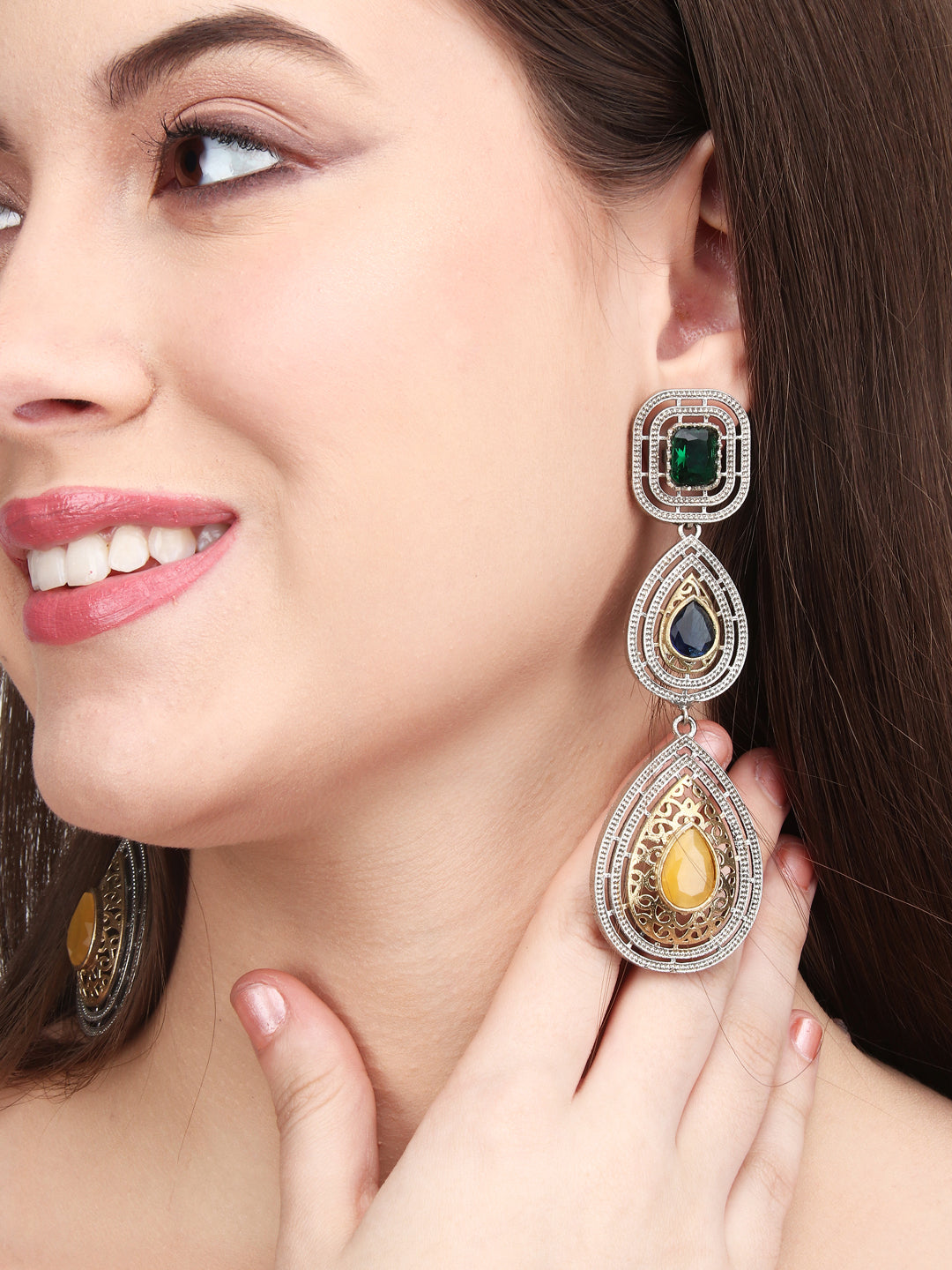 Chandelier inspired drop earring