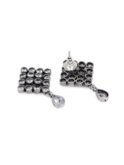 Contemporary Rhombus Studs with tear drop