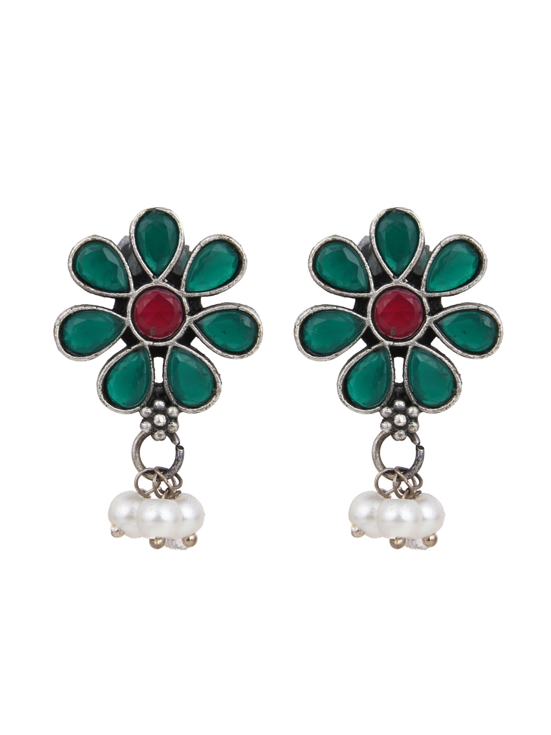 Hasli Necklace set with flower earring