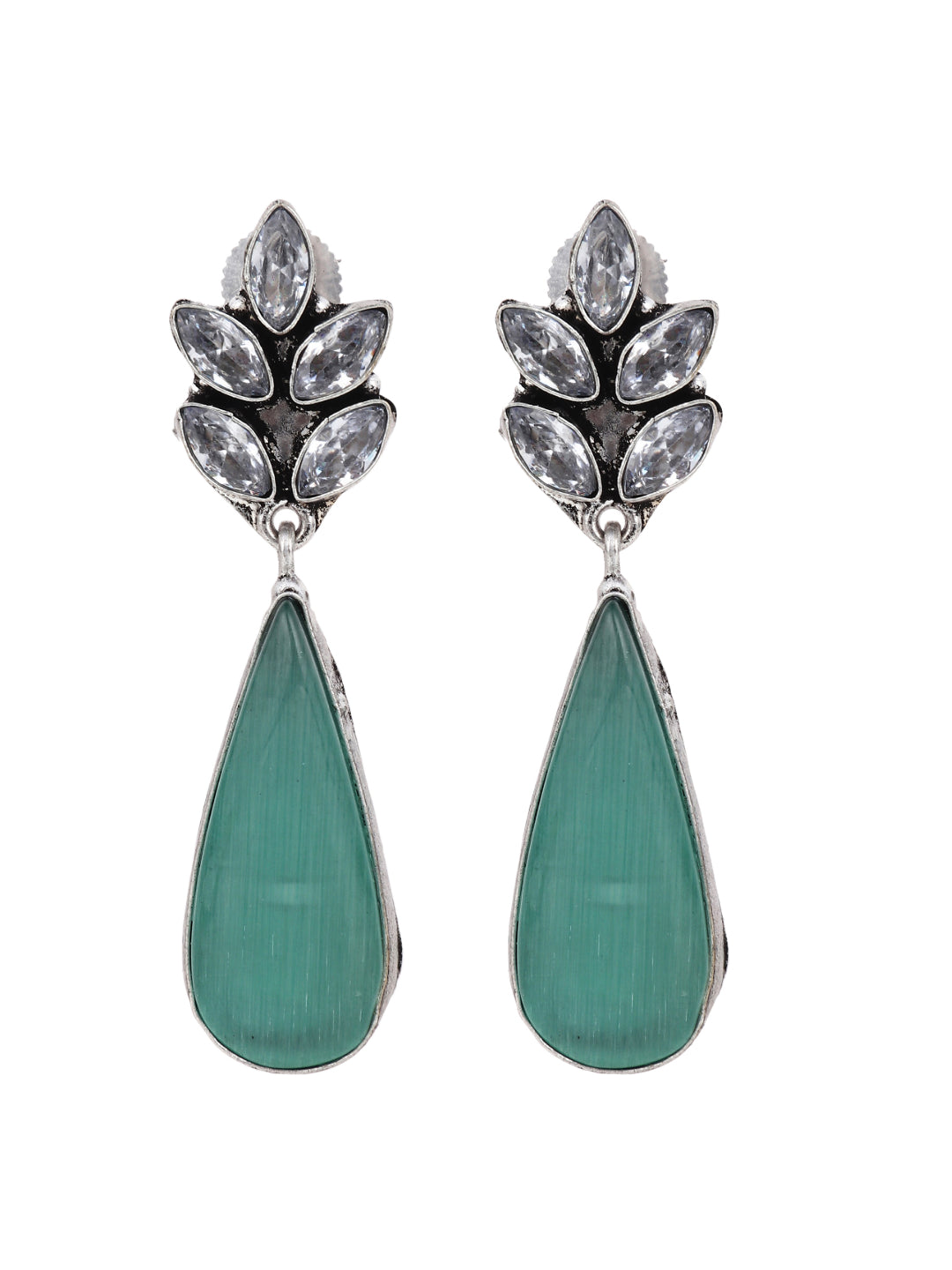Party wear drop earrings Blue