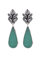 Party wear drop earrings Blue