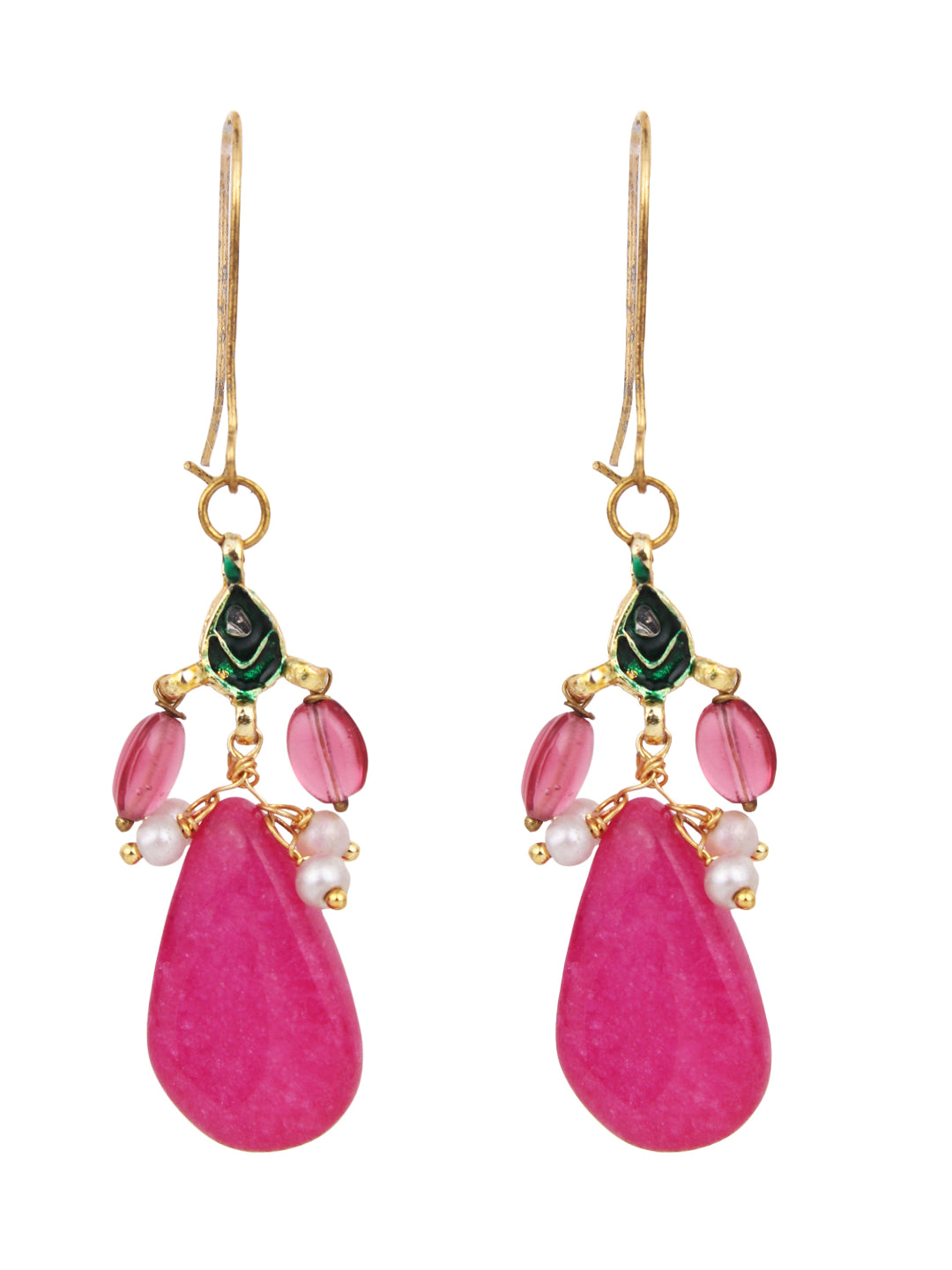 Natural Stone drop earring