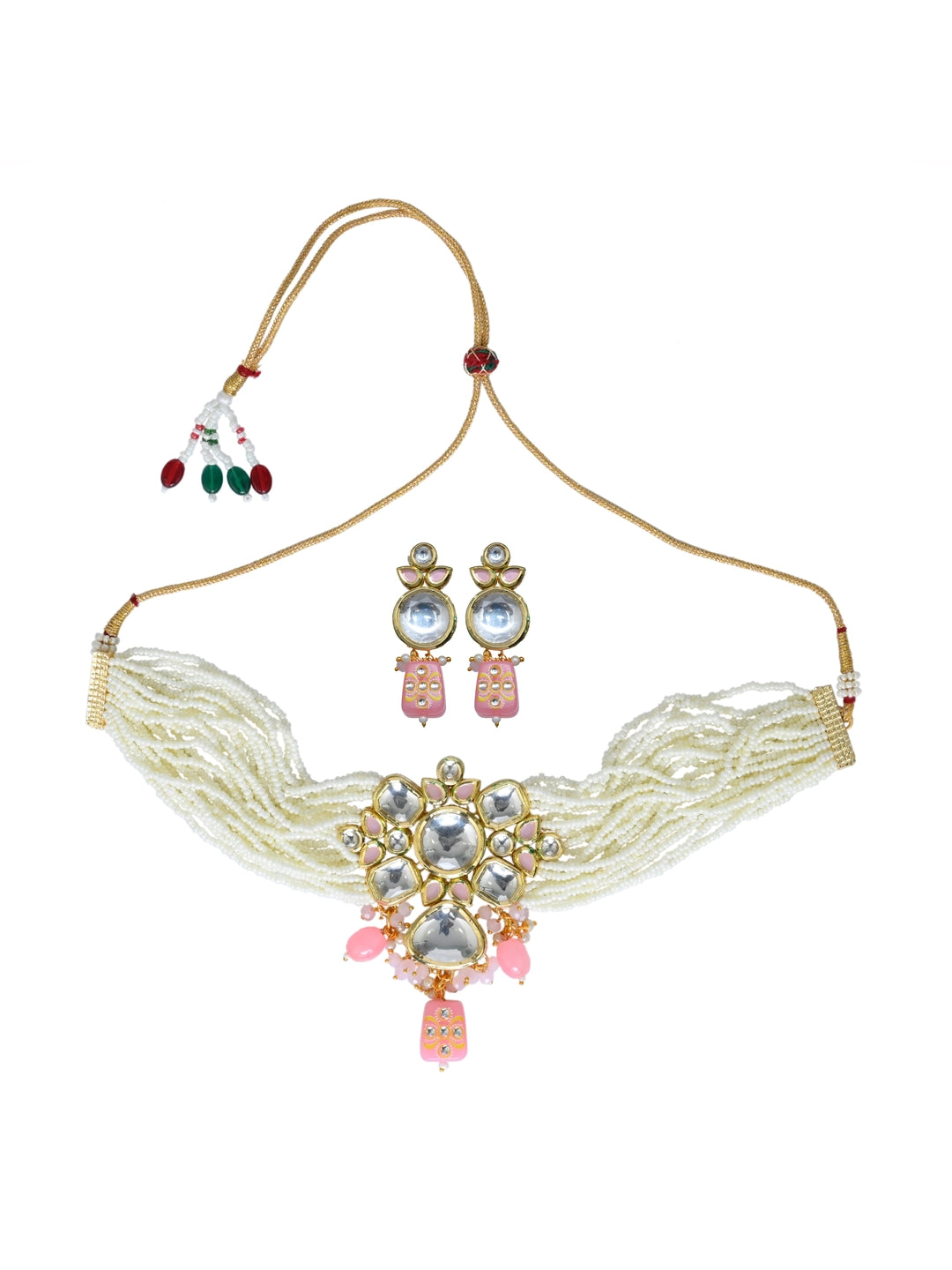 Gold plated Kundan choker set