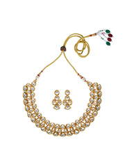 Gold plated Kundan Jewellery set