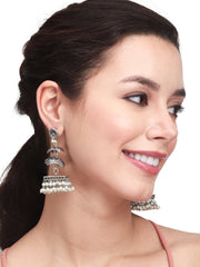 Three-Tier Square-Shaped Jhumka
